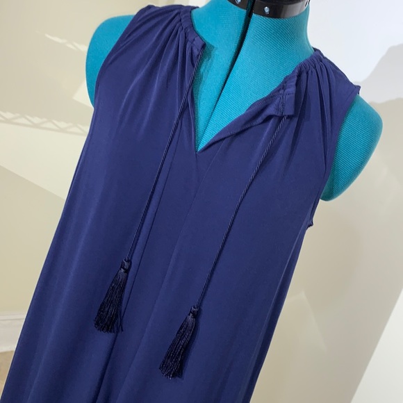 NWOT: Michael Kors sleeveless navy blue dress - Picture 1 of 10